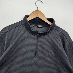 Under Armour Sweater Mens 3XLT 3XL Tall Golf Storm 1/4 Quarter Zip Pullover Logo